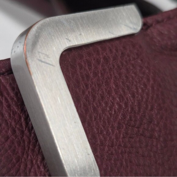 Sondra Robert Plum Burgundy Leather Tall Tote - Picture 12 of 13